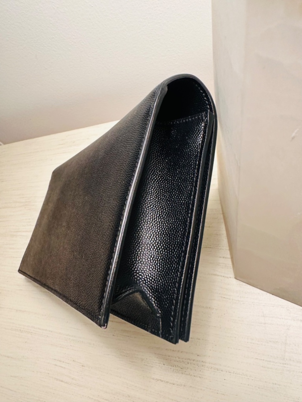 Saint Laurent Kate Clutch - Black - Picture 4 of 12